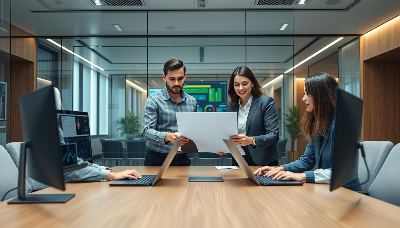 Enterprise software dashboards and business process automation